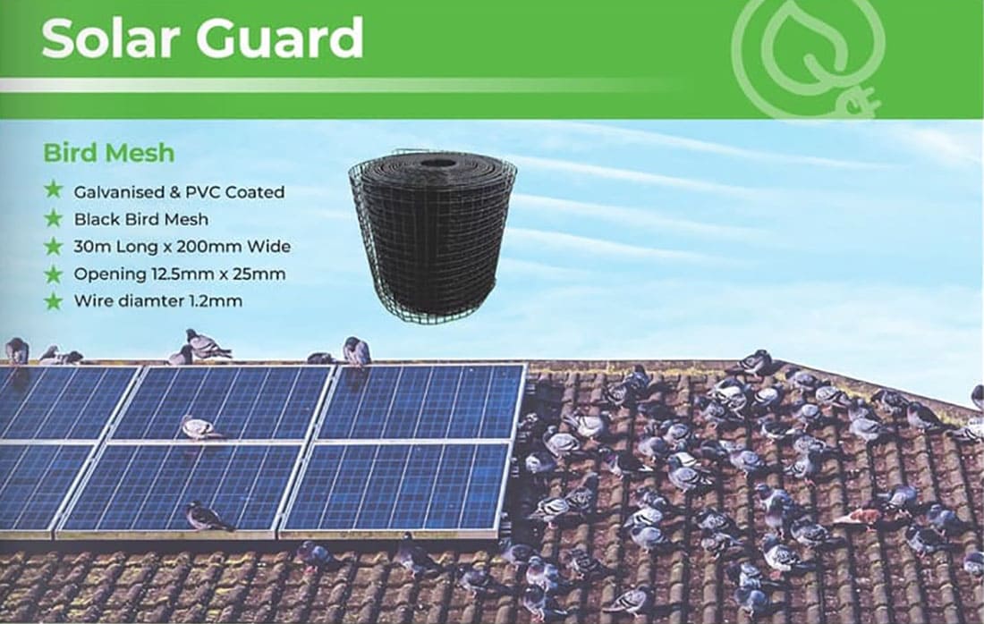 Solar Panel Bird Guard spec Solar Panel Bird Guard spec