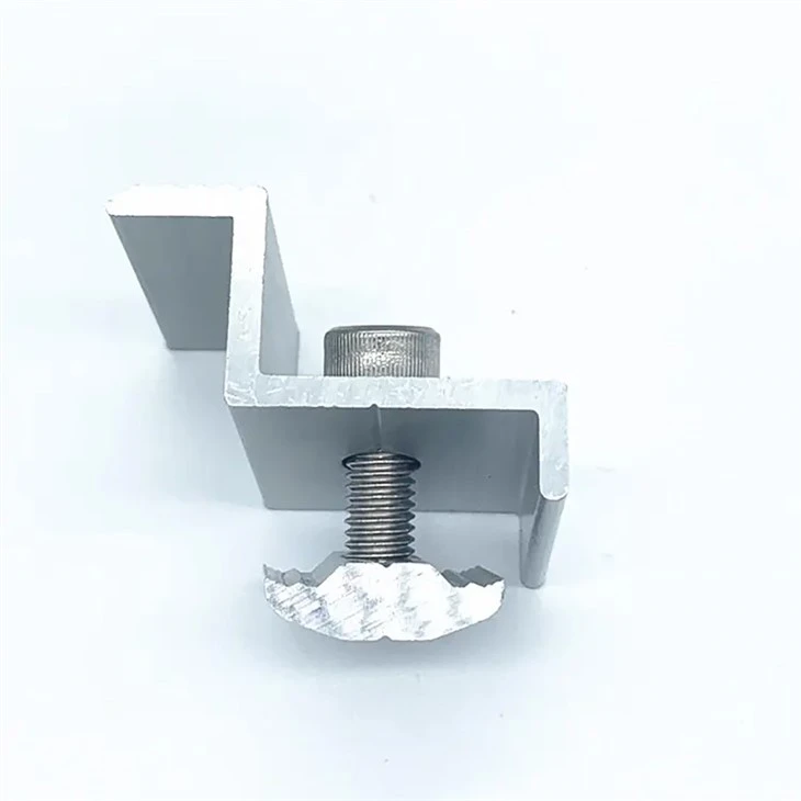 2.solar panel mounting clamps components